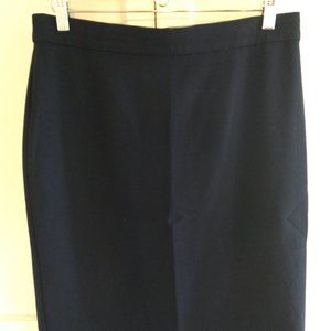 Ann Taylor Navy Blue Pencil Skirt - Size 10